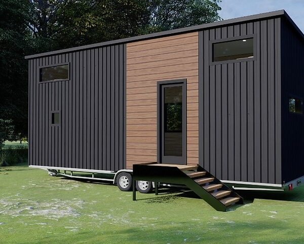 Tiny house sur roues de moins de 3,5t Maison mobile clé en main