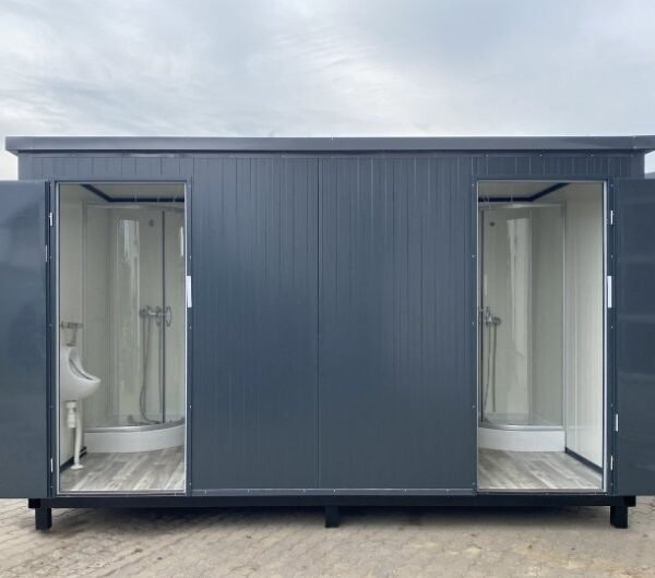 Conteneur sanitaire 4x2m WC double avec douches